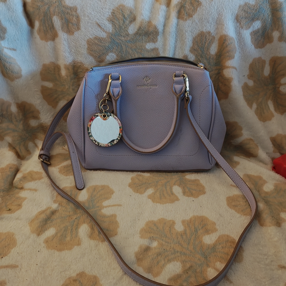 Kate Spade Lavender Pebbled Leather Satchel